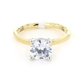 0.06 ctw Diamond Hidden Halo Engagement Ring | 10276542