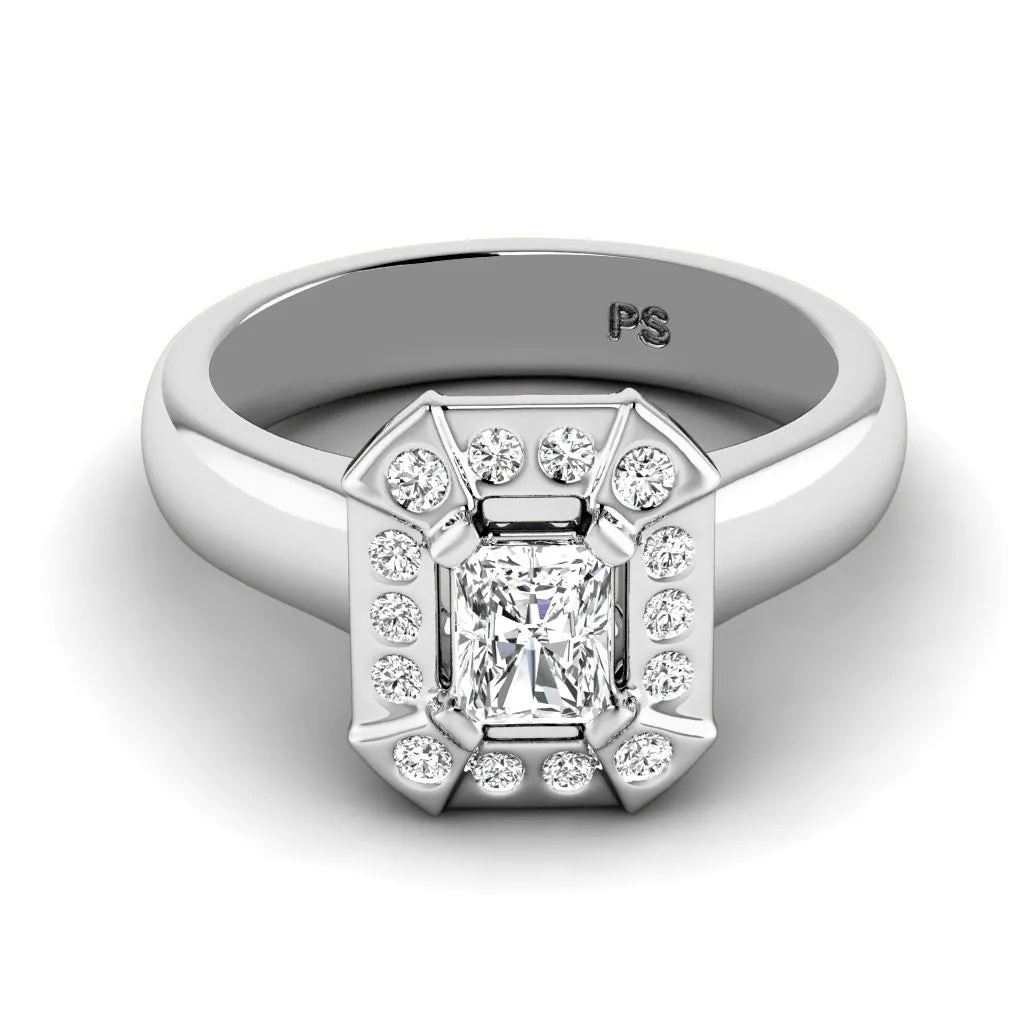 0.51-1.66 CT Round & Radiant Cut Diamonds - Engagement Ring