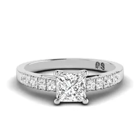 0.60-1.75 CT Round & Princess Cut Diamonds - Engagement Ring