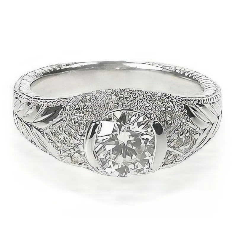 0.60-1.75 CT Round Cut Diamonds - Engagement Ring