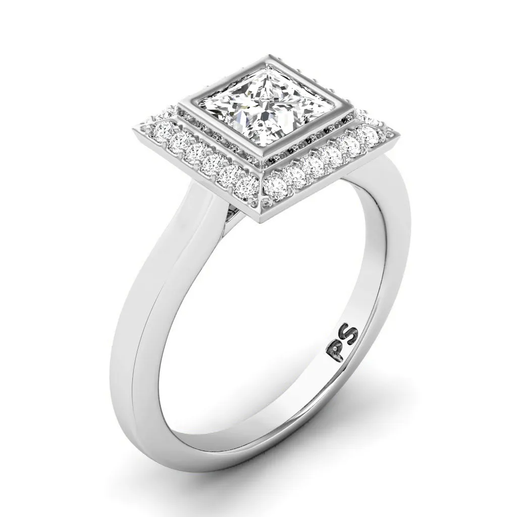 0.64-3.14 CT Round & Princess Cut Lab Grown Diamonds - Engagement Ring