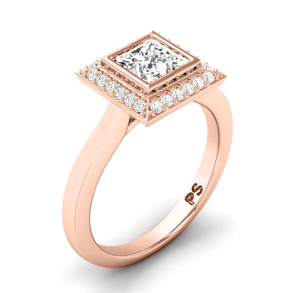 0.64-3.14 CT Round & Princess Cut Lab Grown Diamonds - Engagement Ring