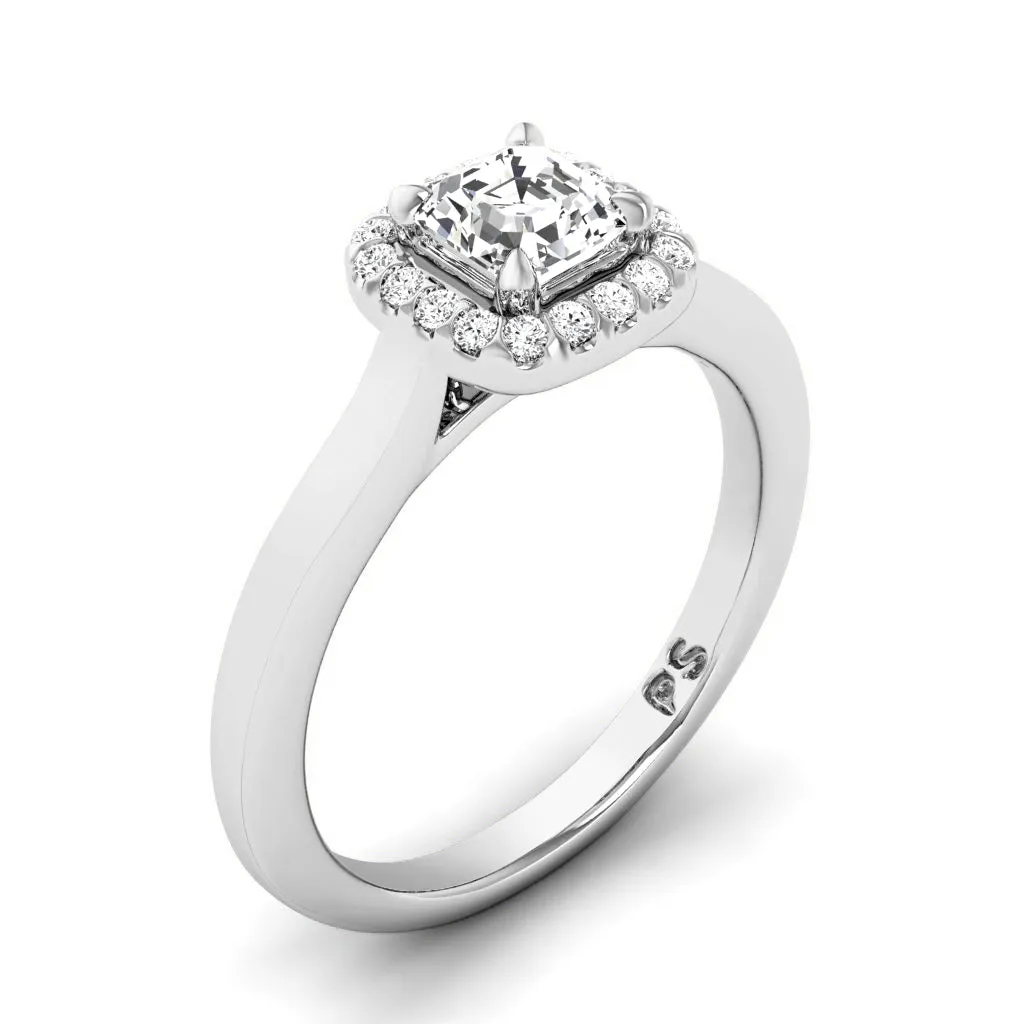 0.65-3.15 CT Round & Ascher Cut Lab Grown Diamonds - Engagement Ring