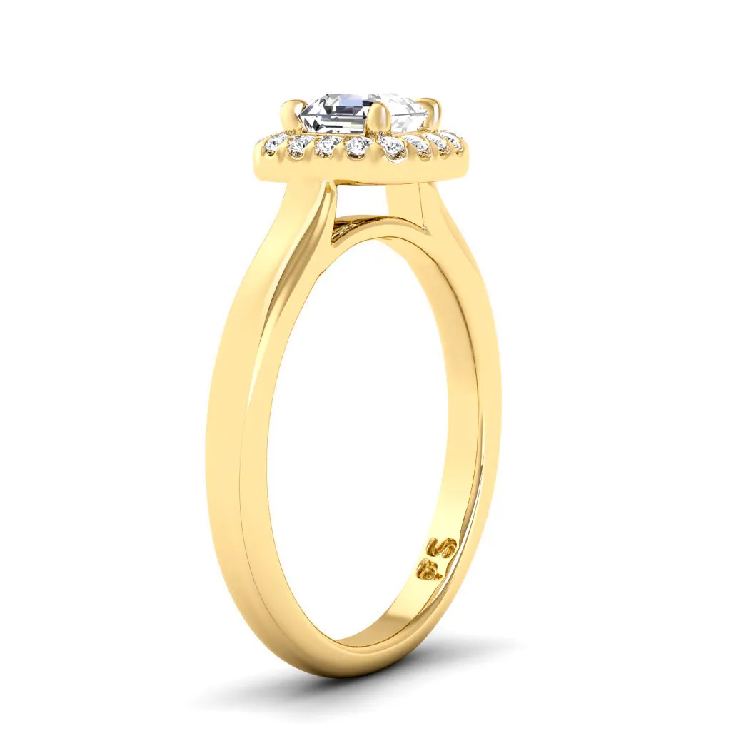 0.65-3.15 CT Round & Ascher Cut Lab Grown Diamonds - Engagement Ring