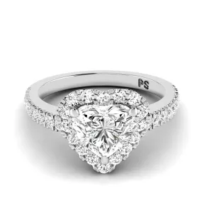 0.80-1.95 CT Round & Heart Cut Diamonds - Engagement Ring