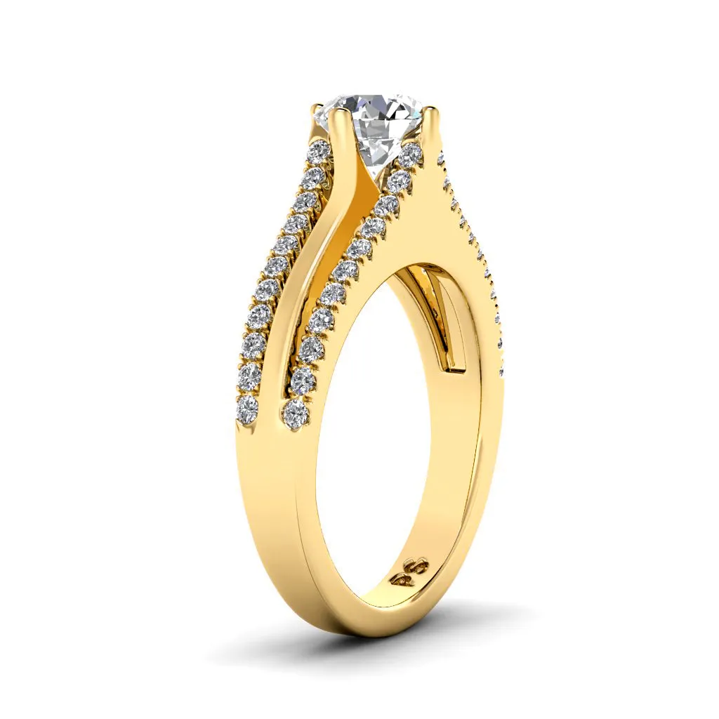 0.80-1.95 CT Round Cut Diamonds - Engagement Ring