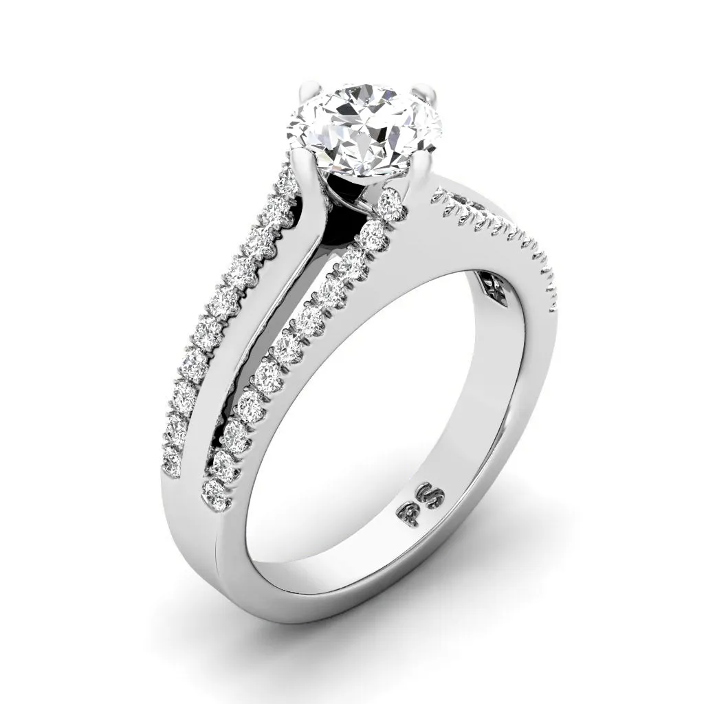 0.80-1.95 CT Round Cut Diamonds - Engagement Ring