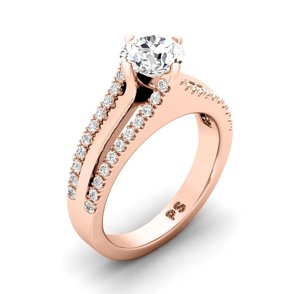 0.80-1.95 CT Round Cut Diamonds - Engagement Ring