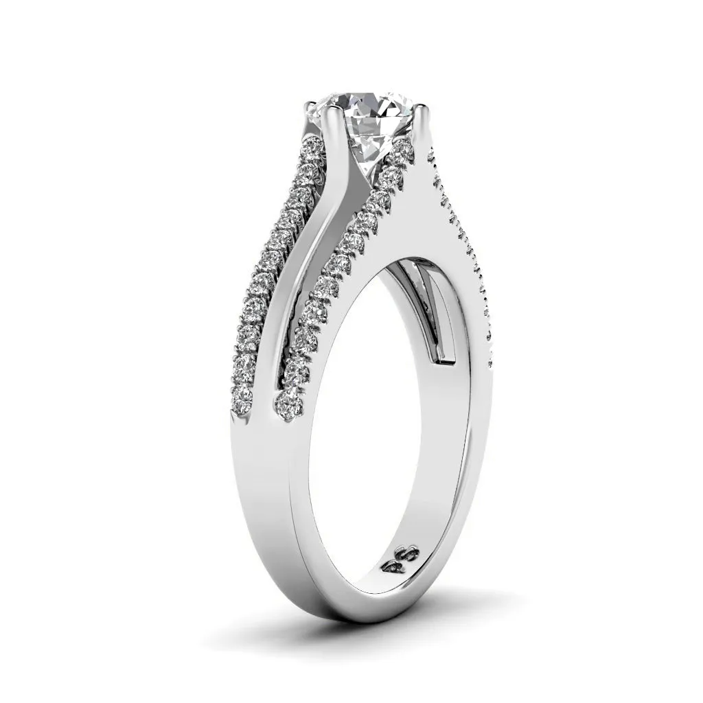 0.80-1.95 CT Round Cut Diamonds - Engagement Ring