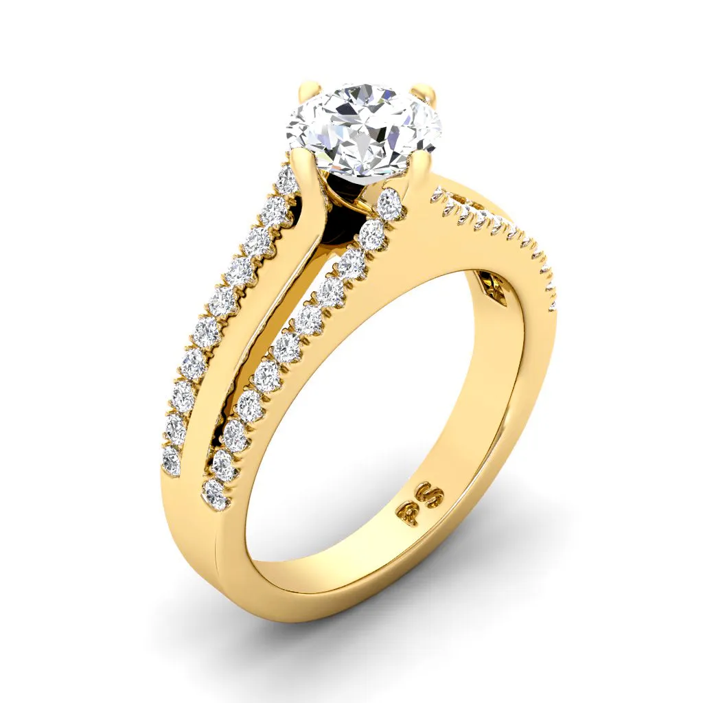 0.80-1.95 CT Round Cut Diamonds - Engagement Ring