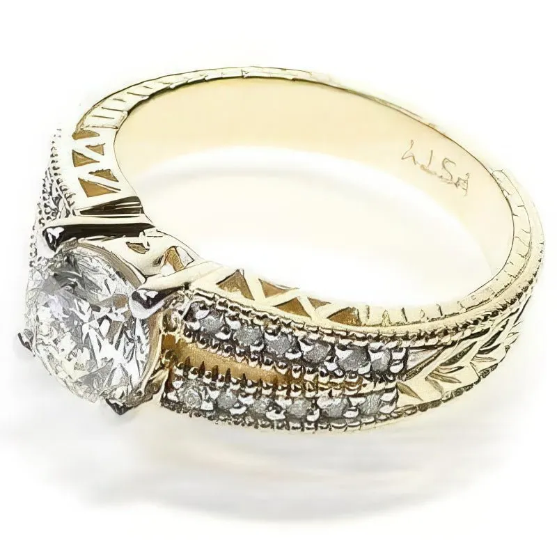 0.85-2.00 CT Round Cut Diamonds - Engagement Ring