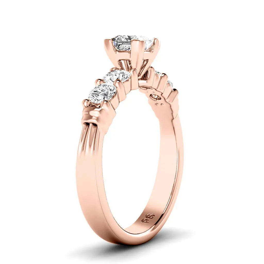 0.90-2.05 CT Round & Princess Cut Diamonds - Engagement Ring
