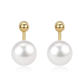 10-11mm Freshwater Edison Pearl Earrings AAAA