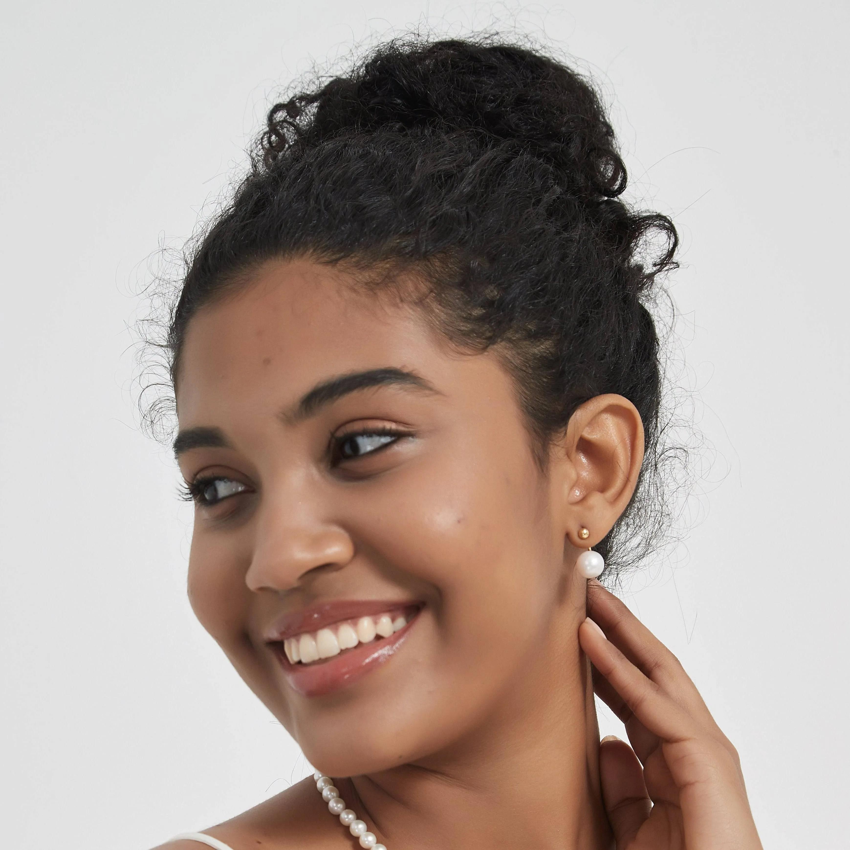 10-11mm Freshwater Edison Pearl Earrings AAAA