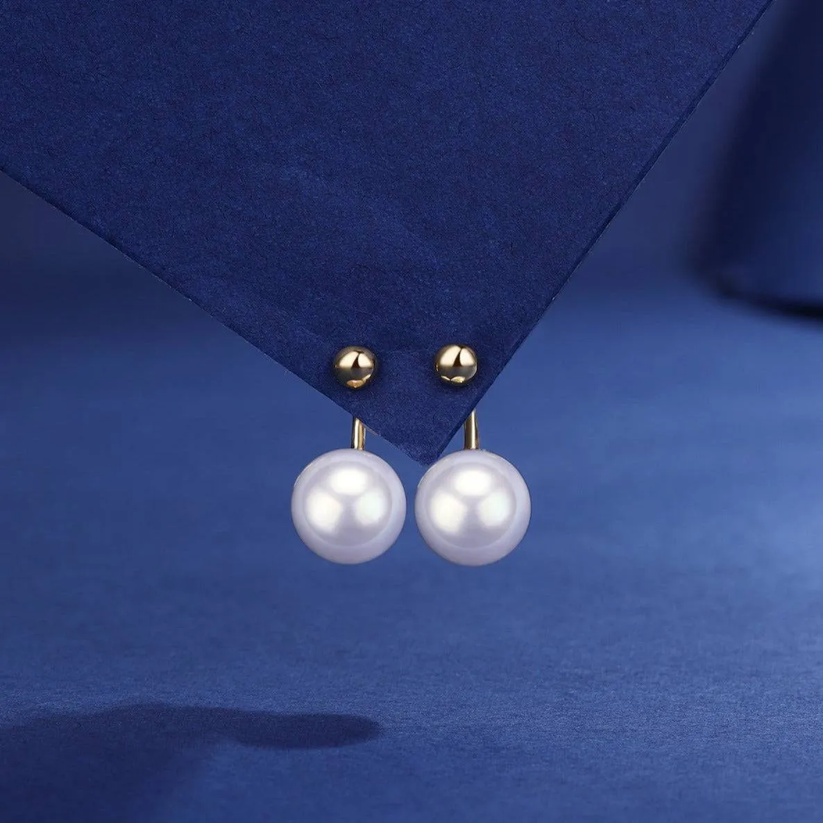 10-11mm Freshwater Edison Pearl Earrings AAAA
