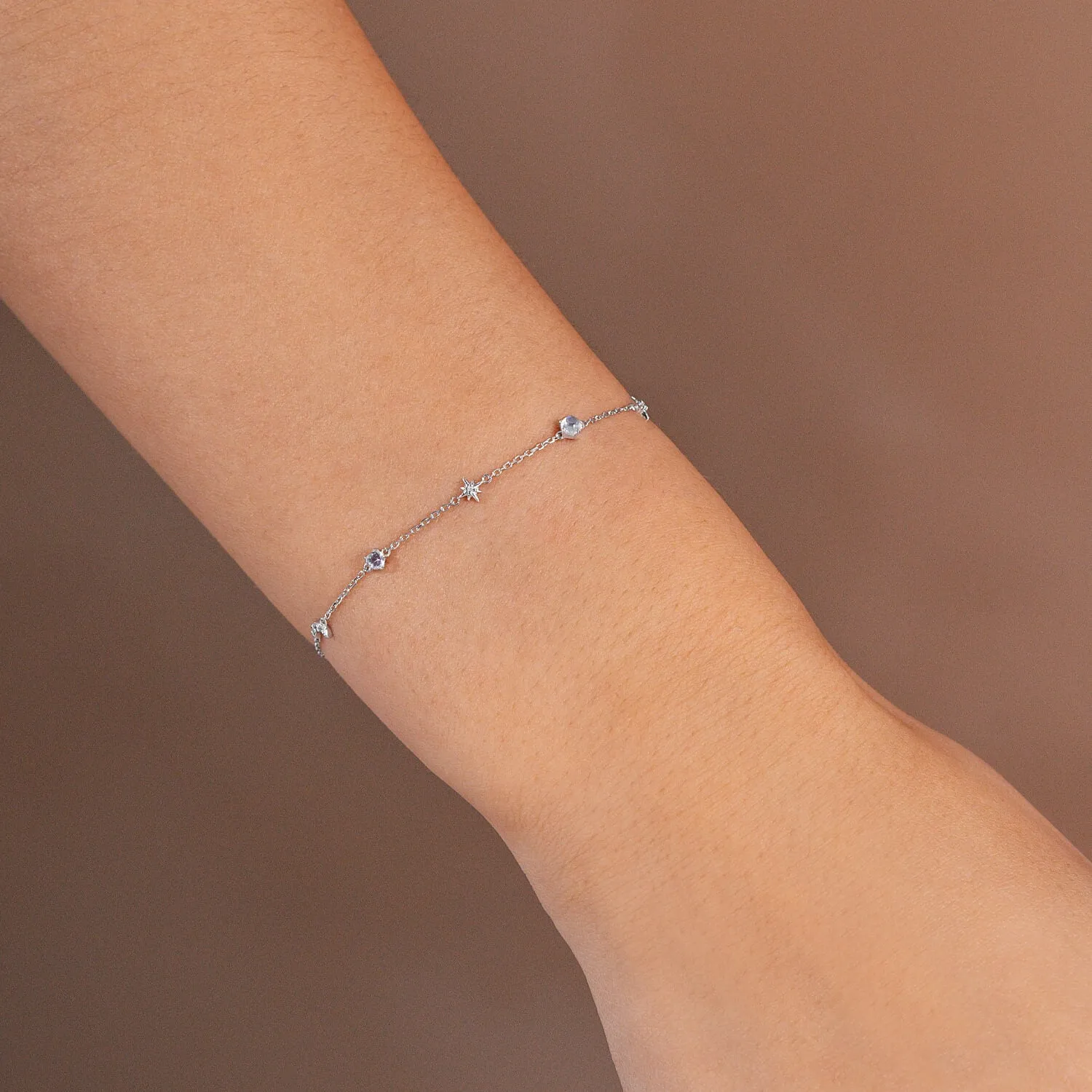 10k White Gold Zara Bracelet