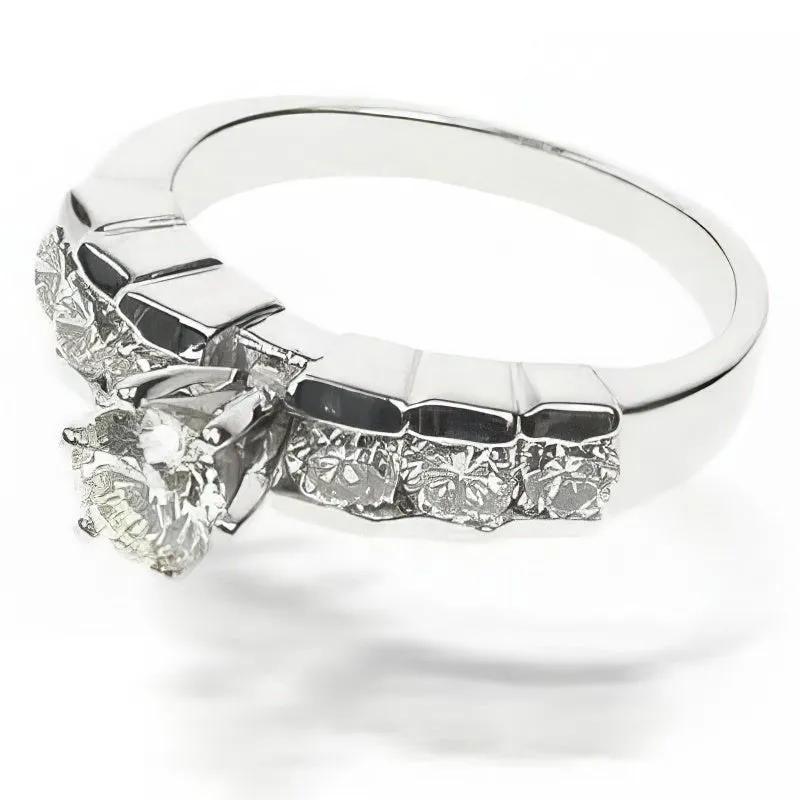 1.20-2.35 CT Round Cut Diamonds - Engagement Ring