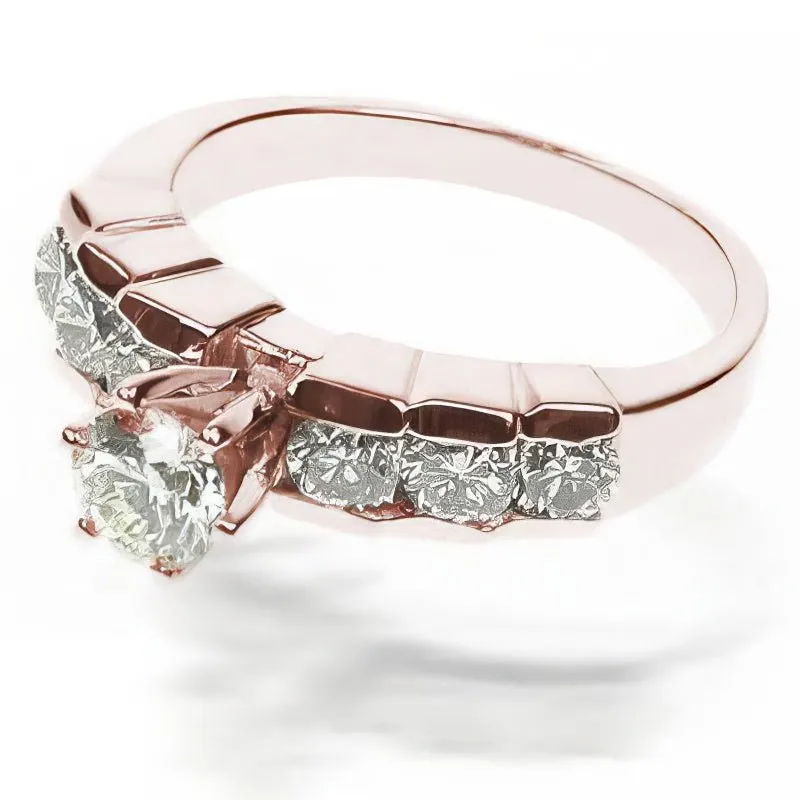 1.20-2.35 CT Round Cut Diamonds - Engagement Ring