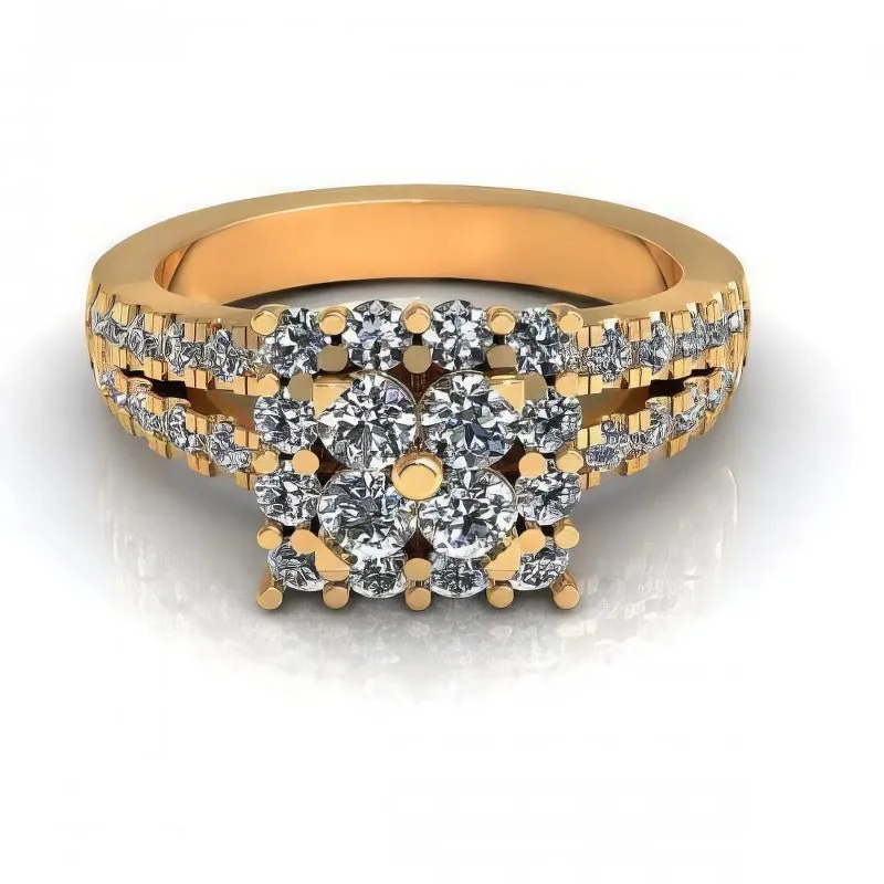 1.25 CT Round Cut Diamonds - Engagement Ring
