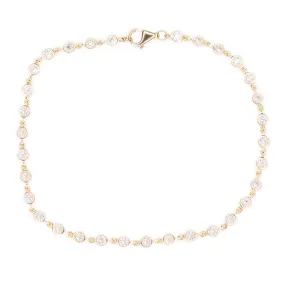 1.25ct 14k Yellow Gold Diamond Bracelet
