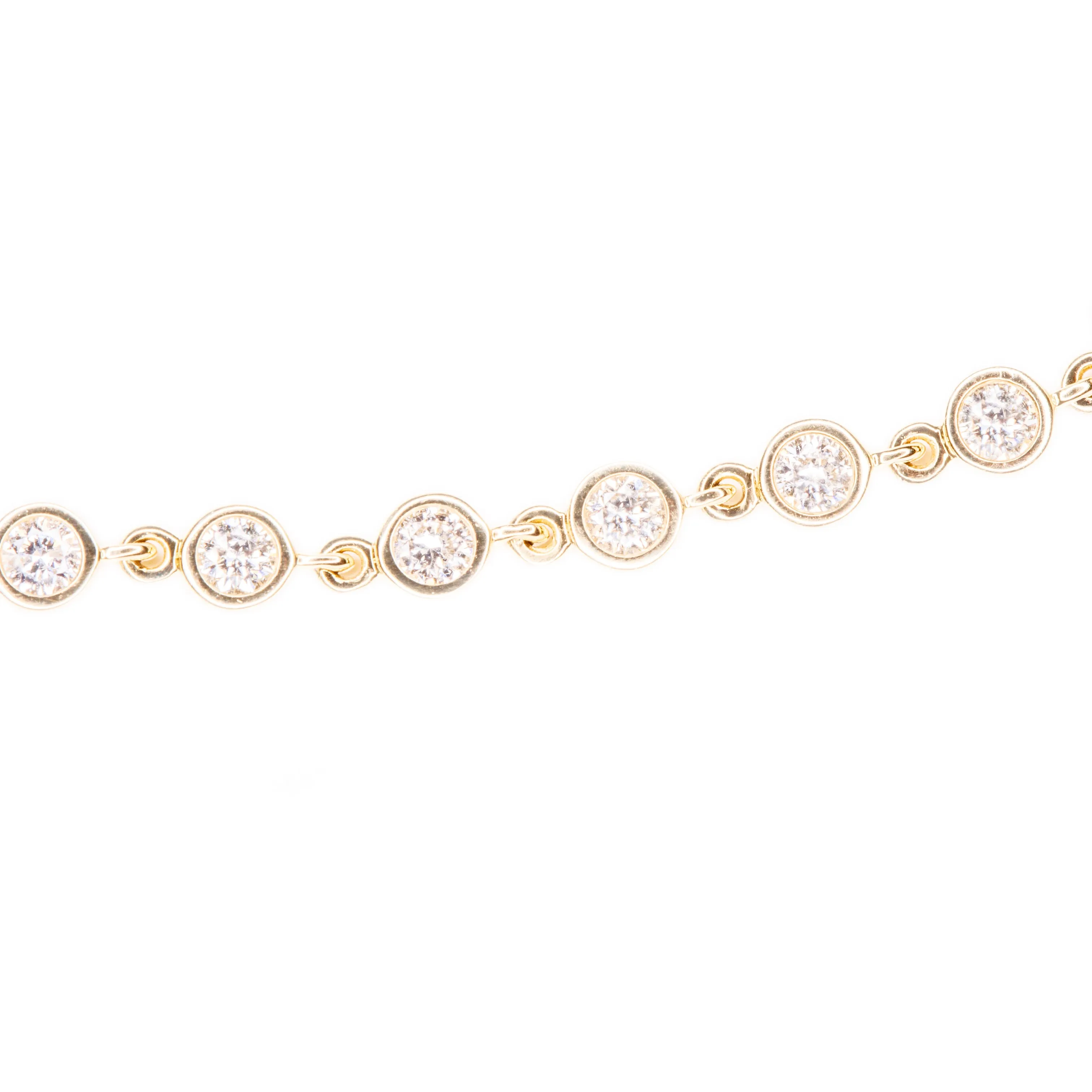 1.25ct 14k Yellow Gold Diamond Bracelet