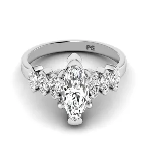 1.35-2.50 CT Marquise Cut Diamonds - Engagement Ring