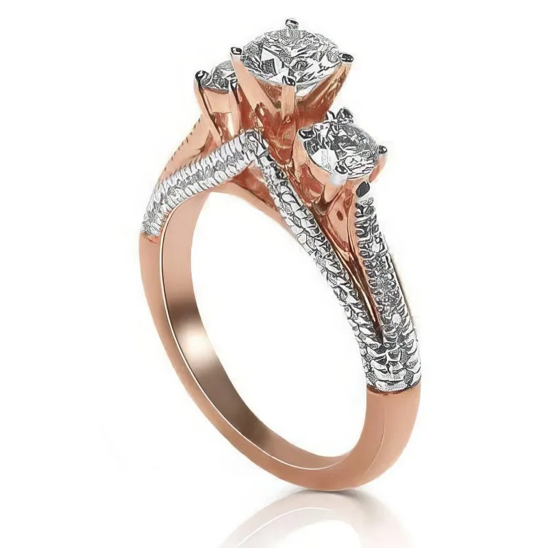1.35-2.50 CT Round Cut Diamonds - Engagement Ring