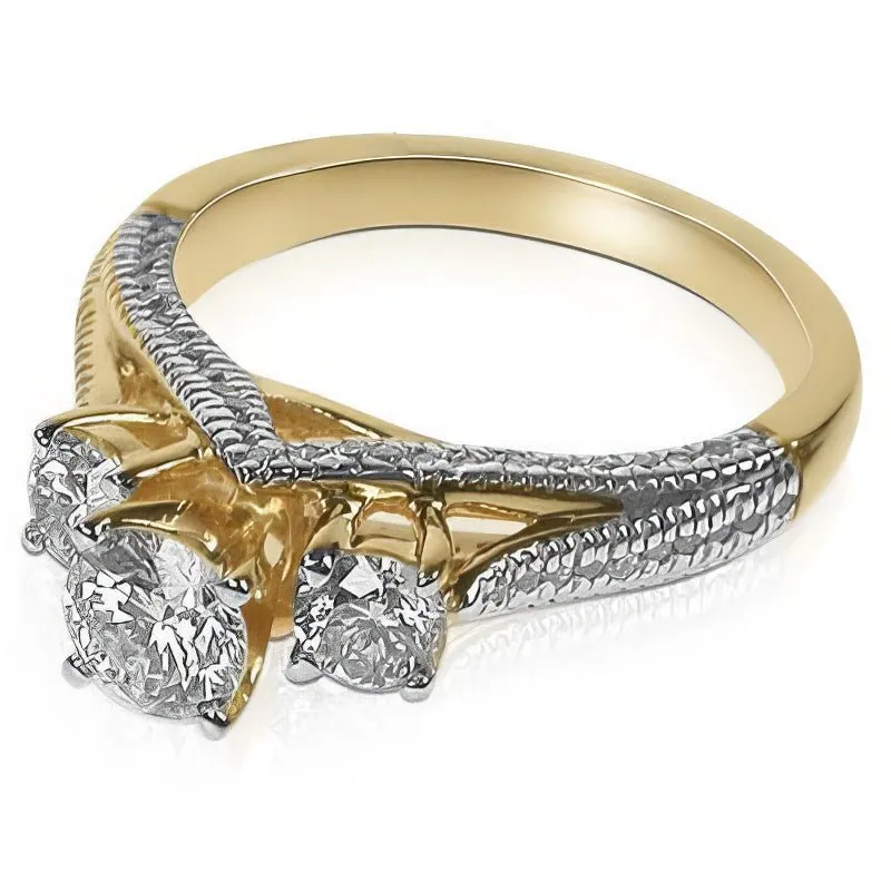 1.35-2.50 CT Round Cut Diamonds - Engagement Ring