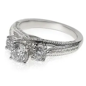 1.35-2.50 CT Round Cut Diamonds - Engagement Ring