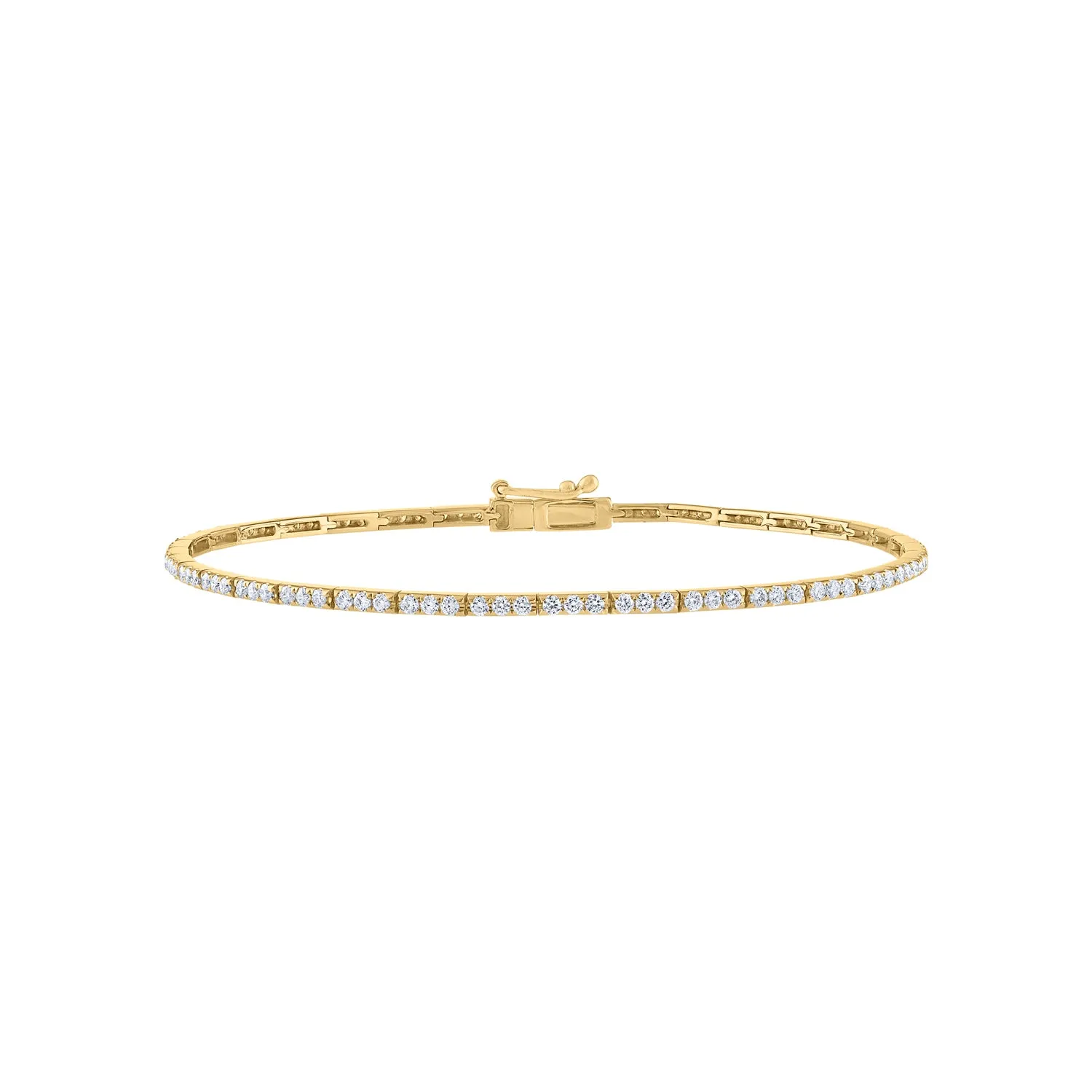 14KT GOLD DIAMOND TENNIS BRACELET