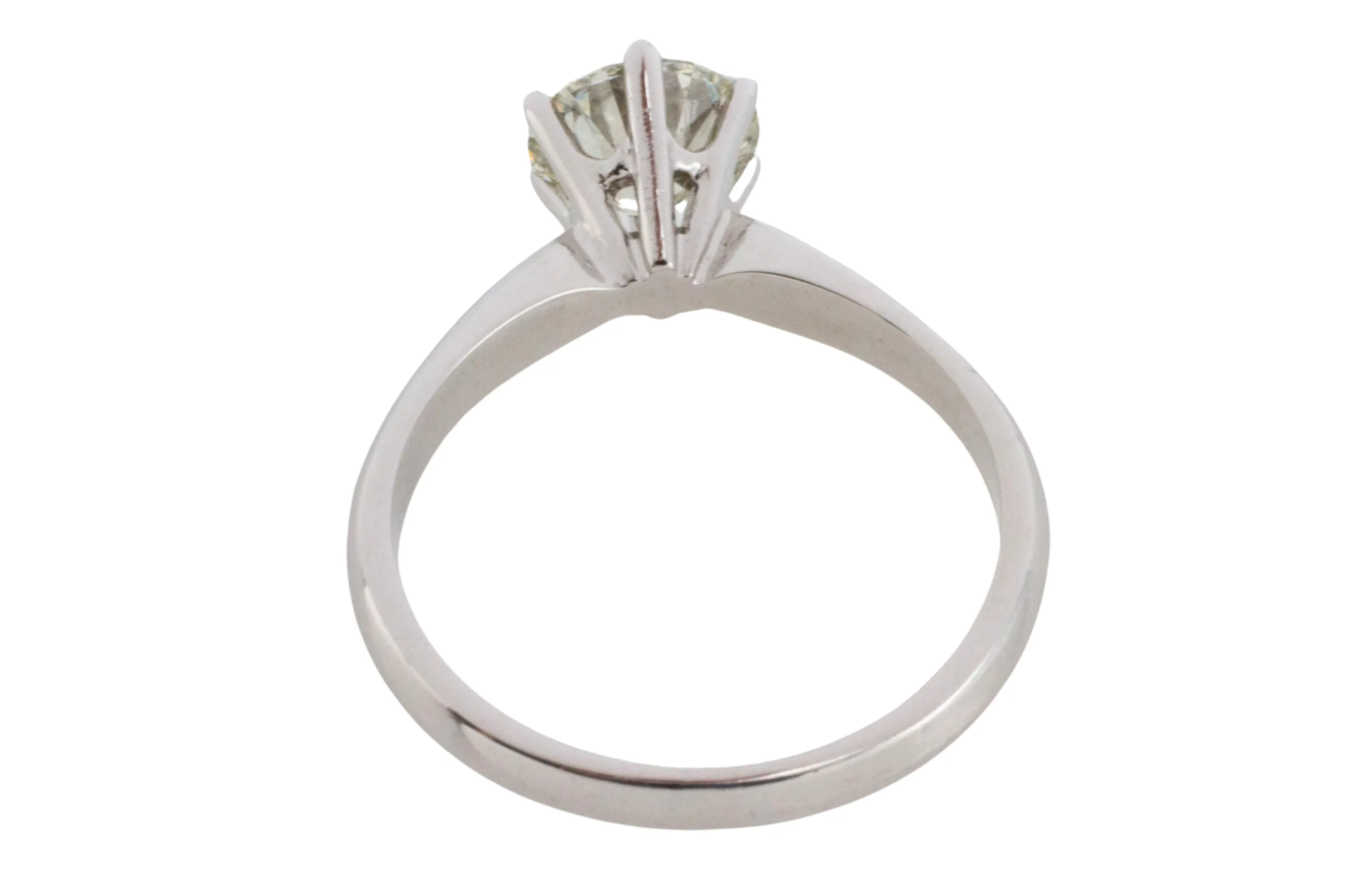 1.50 carat brilliant cut diamond solitaire ring