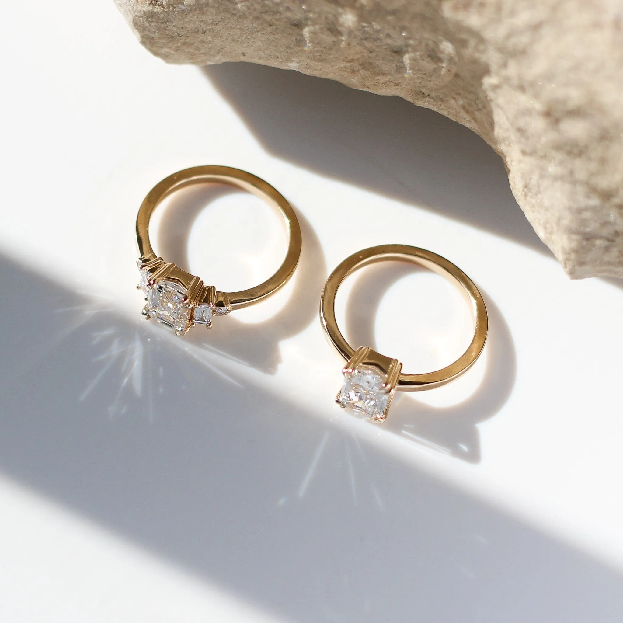 1.52ct Lily Radiant Lab Diamond Ring