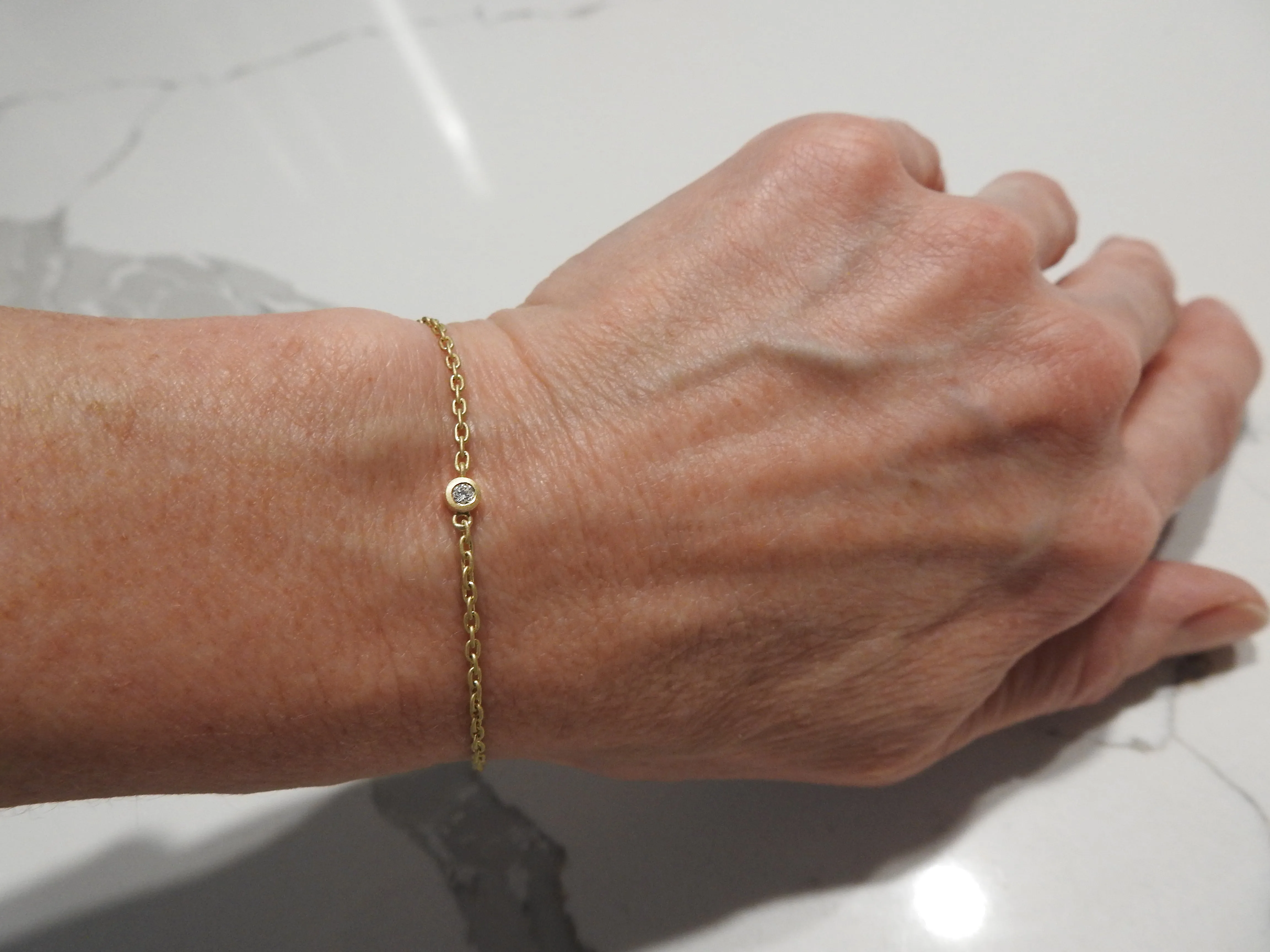 18kt CANADAMARK ~ Hearts & arrows bracelet