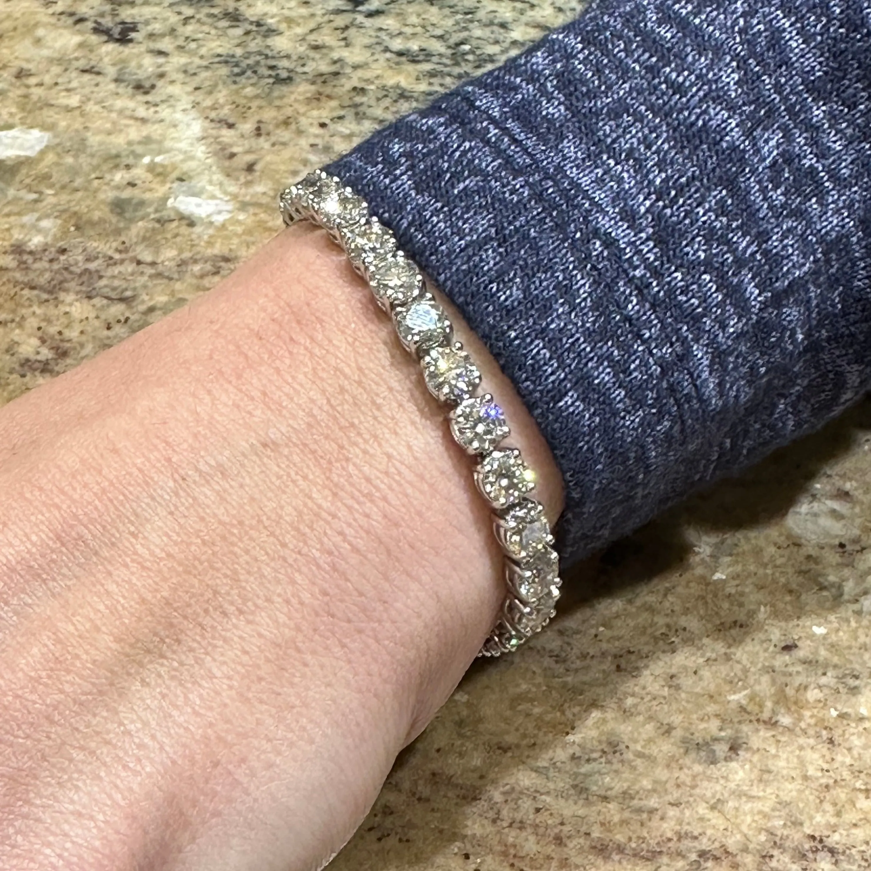 20.06 Carat Diamond Tennis Bracelet