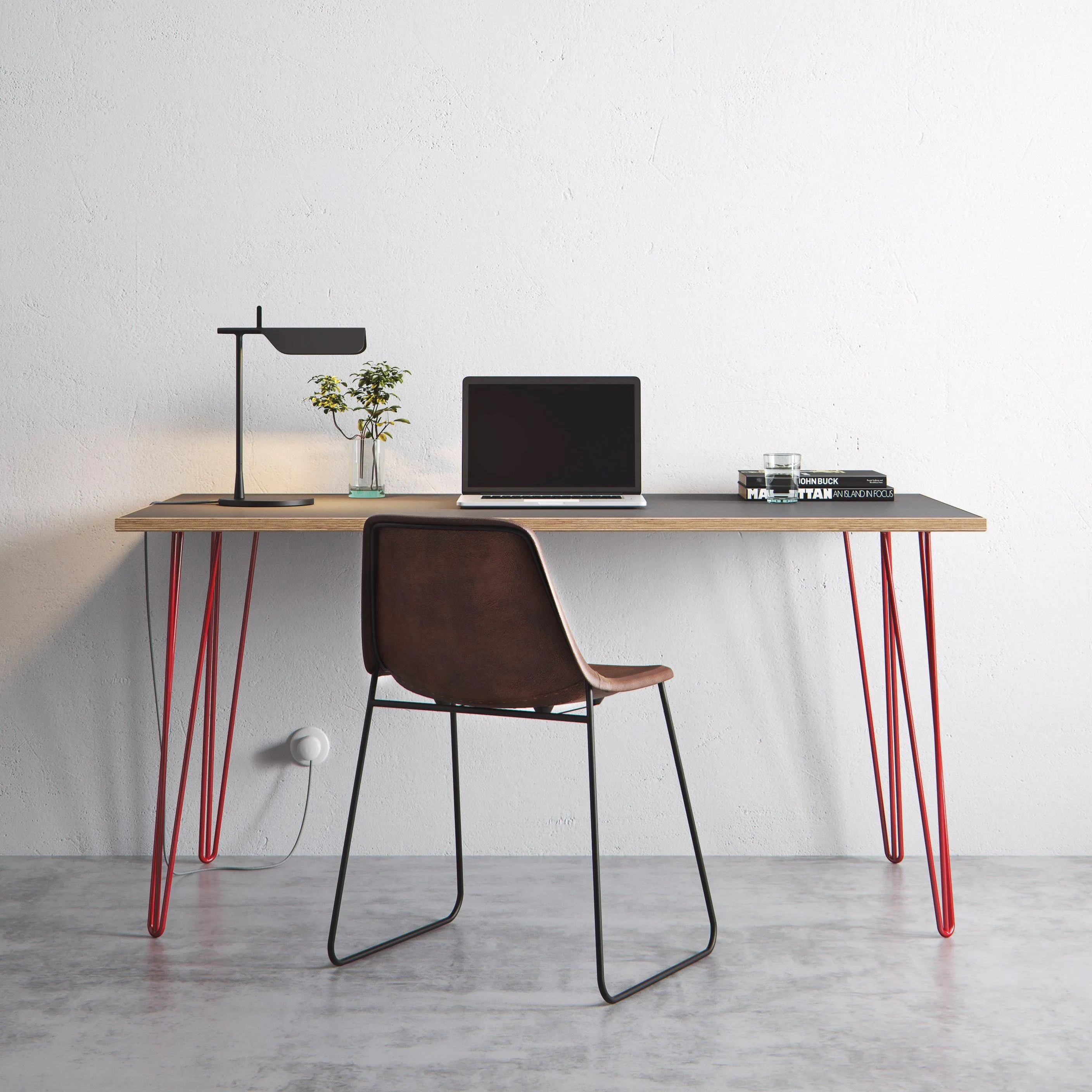 28inch / 71cm - Desk & Dining Table | Hairpin Legs