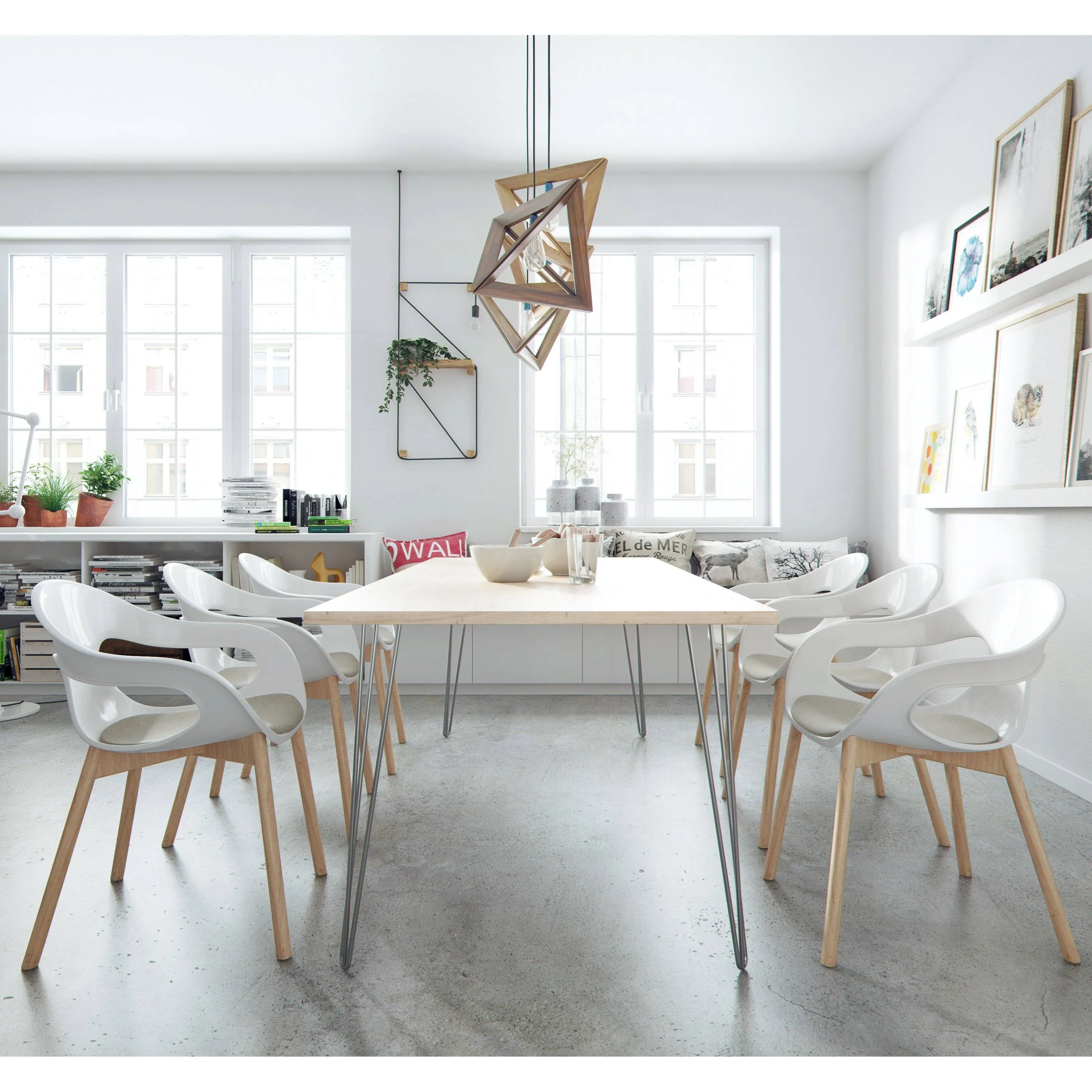 28inch / 71cm - Desk & Dining Table | Hairpin Legs