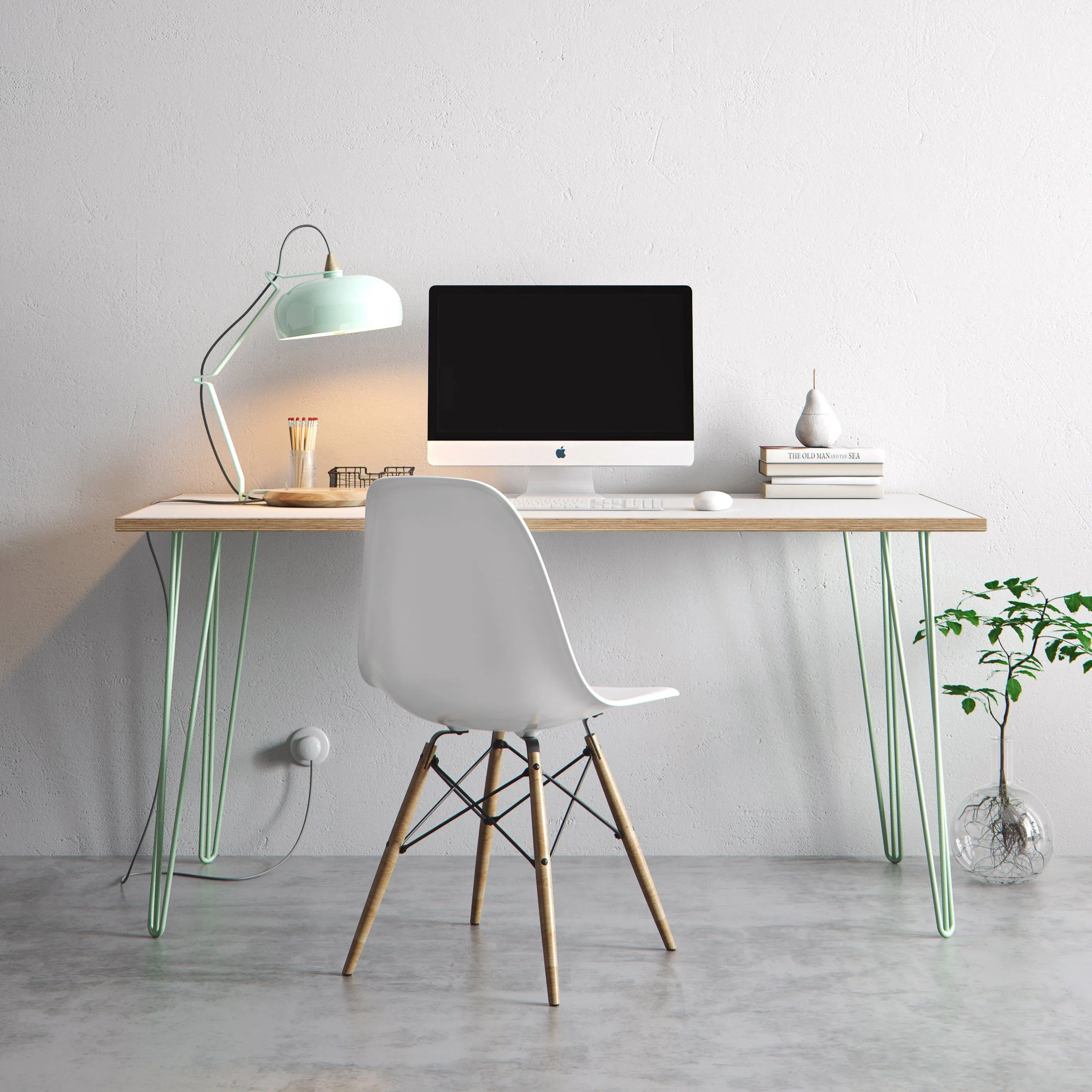 28inch / 71cm - Desk & Dining Table | Hairpin Legs