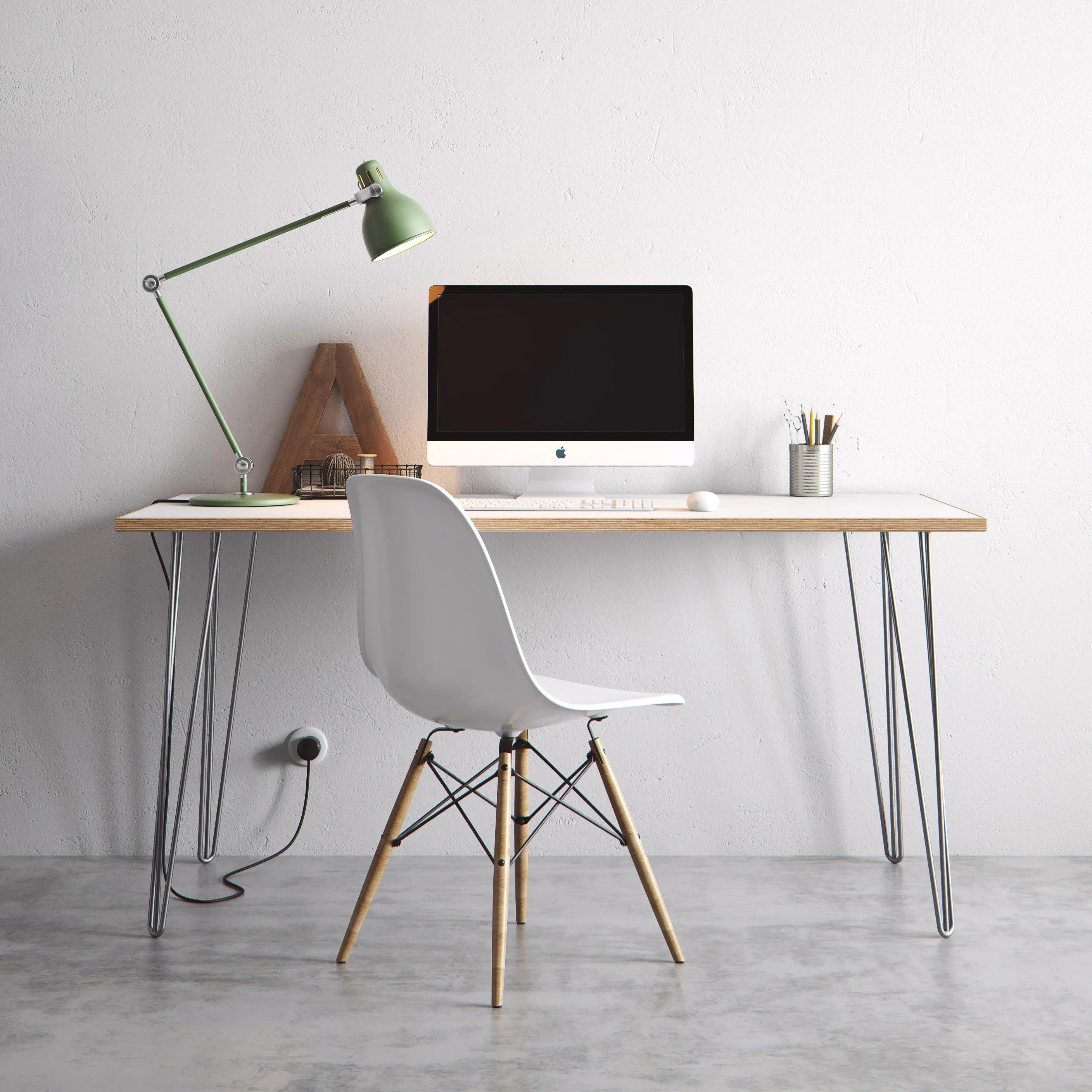 28inch / 71cm - Desk & Dining Table | Hairpin Legs
