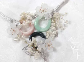 3 Color Gemstone Small Hairpin (3 Colors)