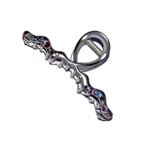 [3AMGANG] Seasonless Silver cubic wave hairpin