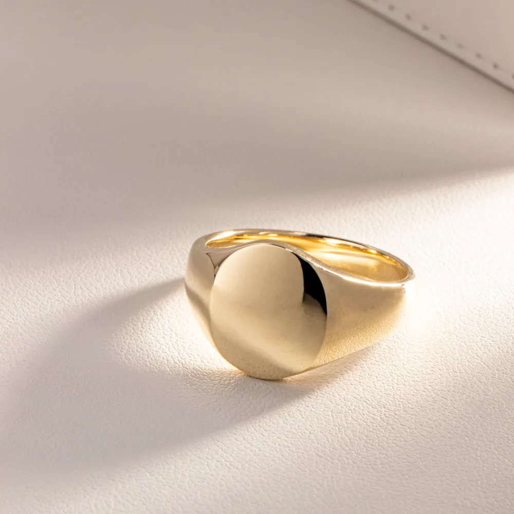 9ct Yellow Gold Signet Ring