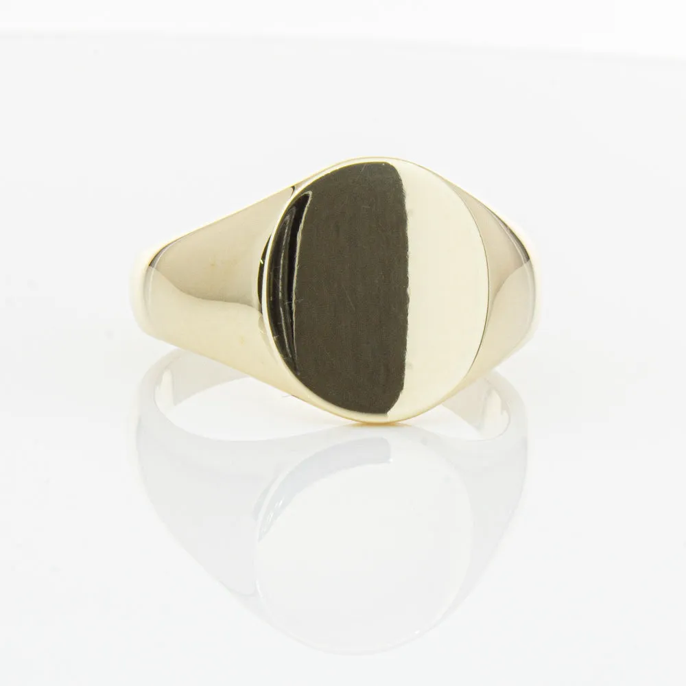 9ct Yellow Gold Signet Ring