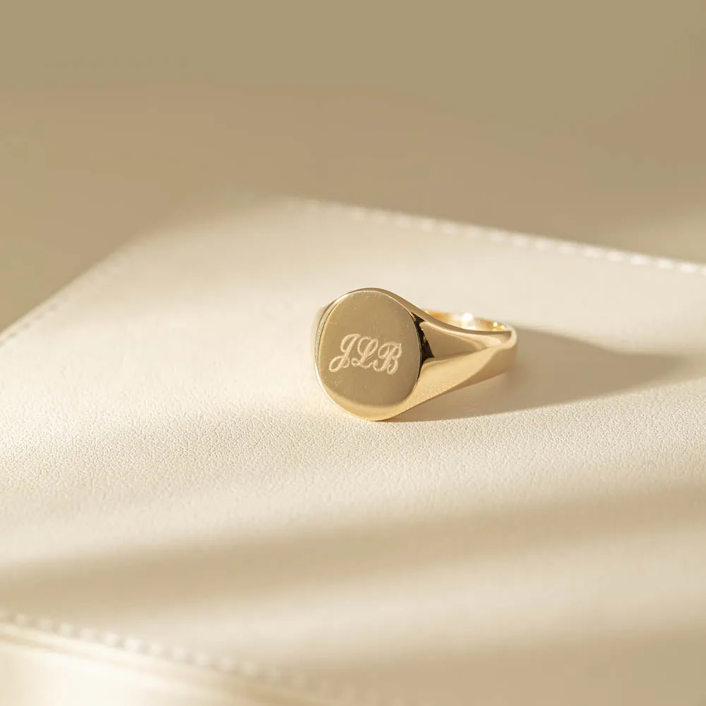 9ct Yellow Gold Signet Ring