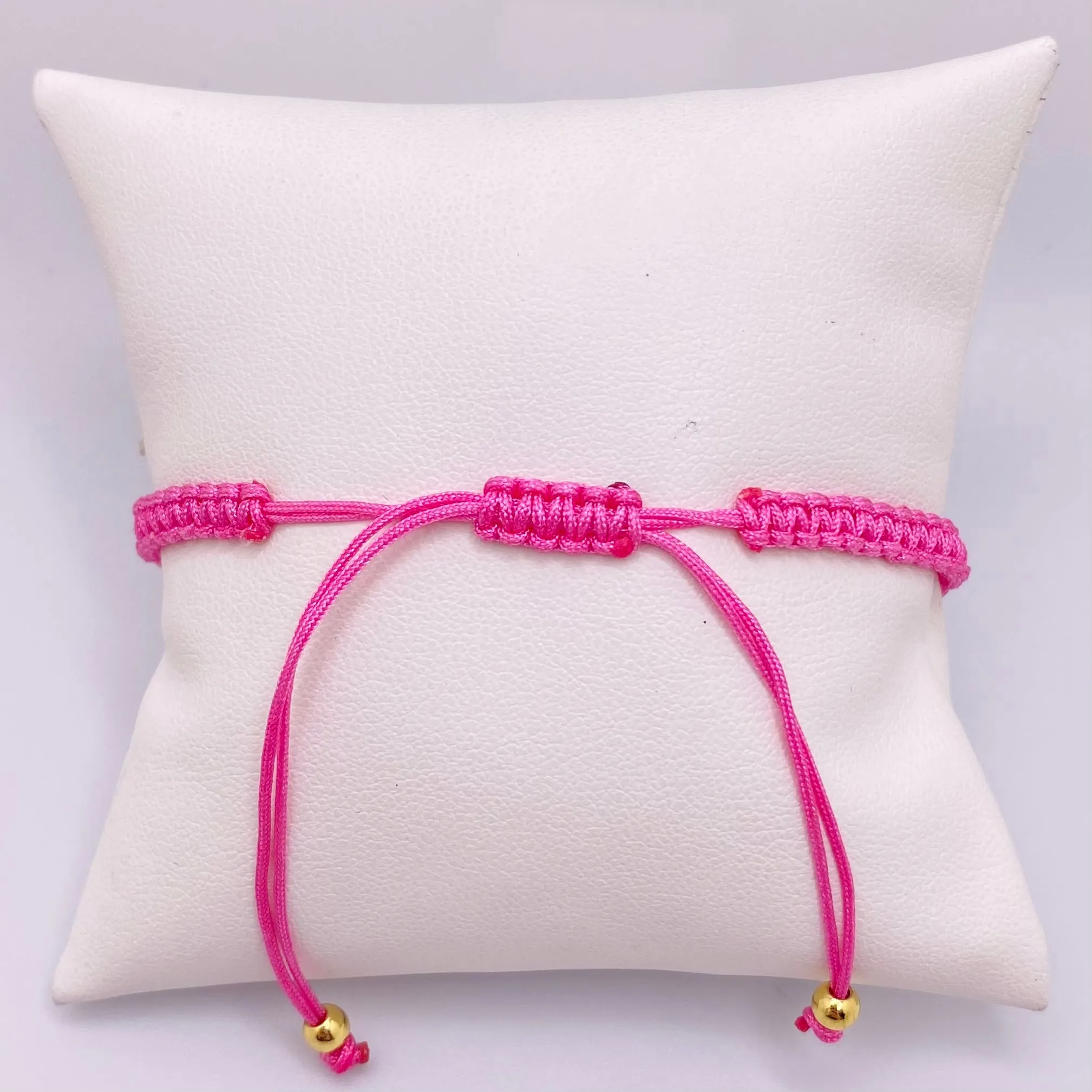 Adjustable Pink Heart Bracelet 011
