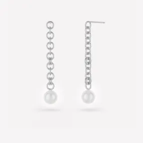 Anaka Silver Opal Earrings (Pair)