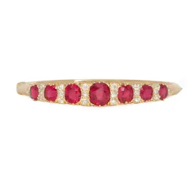 Antique spinel and diamond bracelet
