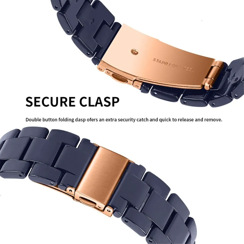 Apple Watch (41mm) 3 bead resin watch strap - Midnight Blue