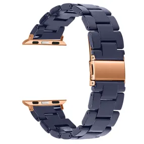 Apple Watch (41mm) 3 bead resin watch strap - Midnight Blue