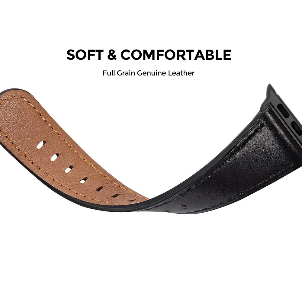 Apple Watch 41mm / 40mm / 38mm | Leather Watch Band Strap | Pink