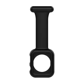 Apple Watch (45mm) doctor nurse silicone watch strap - Black